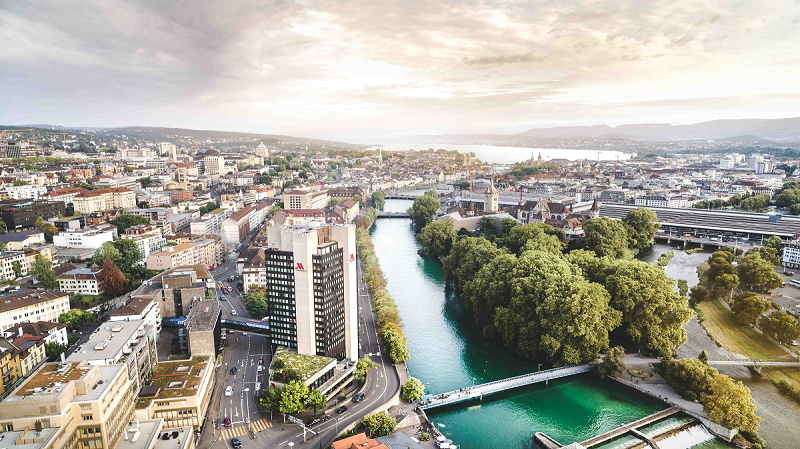 Zürich Marriott Hotel_Aerial View